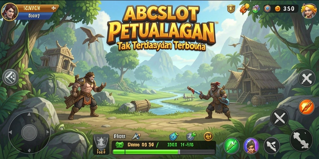 Tangkapan layar gameplay <strong>ABCSLOT</strong> menampilkan eksplorasi dunia terbuka yang menakjubkan.