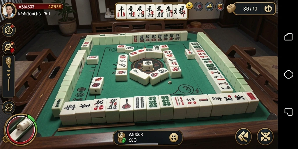 Tampilan gameplay menakjubkan dari ASIA303 dengan tantangan Mahjong.