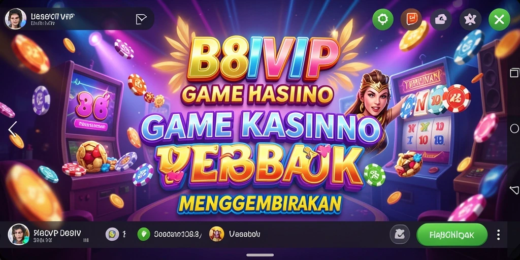 Gameplay B8VIP yang menakjubkan dengan berbagai pilihan permainan Kasino.