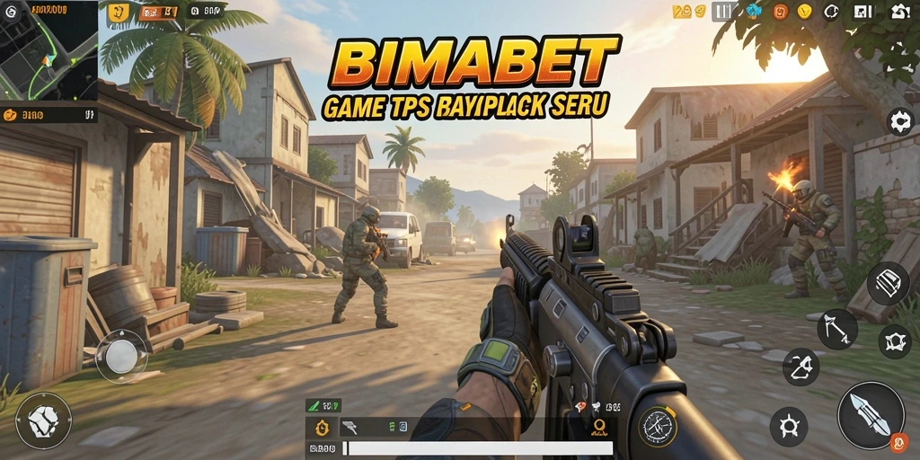 BIMABET menampilkan aksi gameplay TPS yang mendebarkan dan grafis yang menawan.