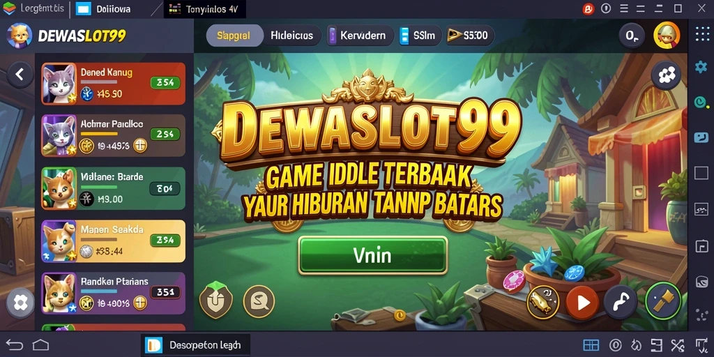 Tampilan gameplay menarik DEWASLOT99 dengan berbagai slot.