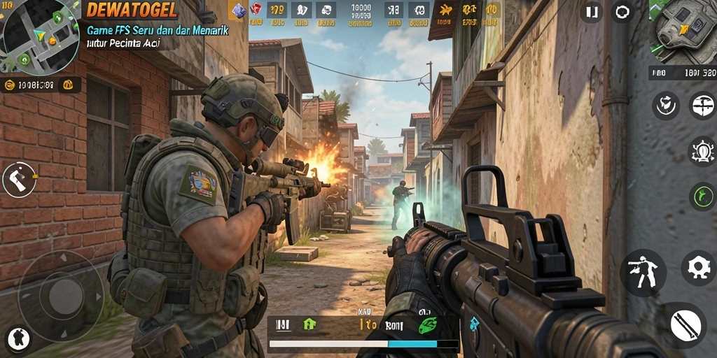 Tampilan intensitas gameplay dalam <strong>DEWATOGEL</strong> yang memikat.