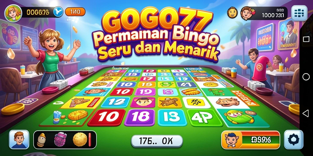Tampilan gameplay Bingo yang seru dan interaktif di GOGO77.
