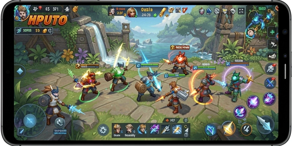 Tangkapan layar HPTOTO menunjukkan aksi penuh strategi dalam gameplay yang mendebarkan.