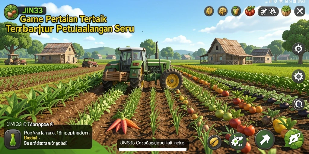 Gameplay JIN33 menggambarkan keseruan bertani yang realistis.