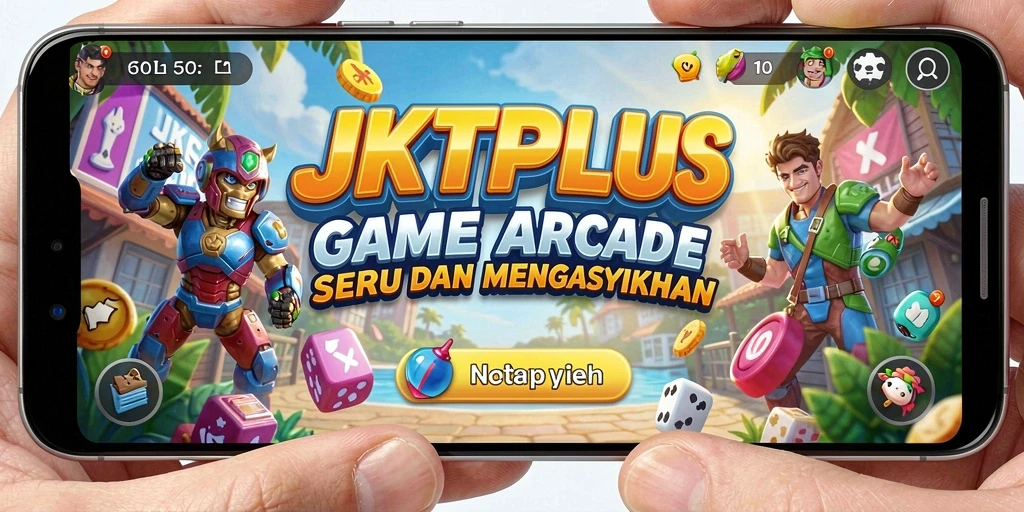 Tampilan gameplay JKTPLUS dengan aksi seru dan grafis colorful.