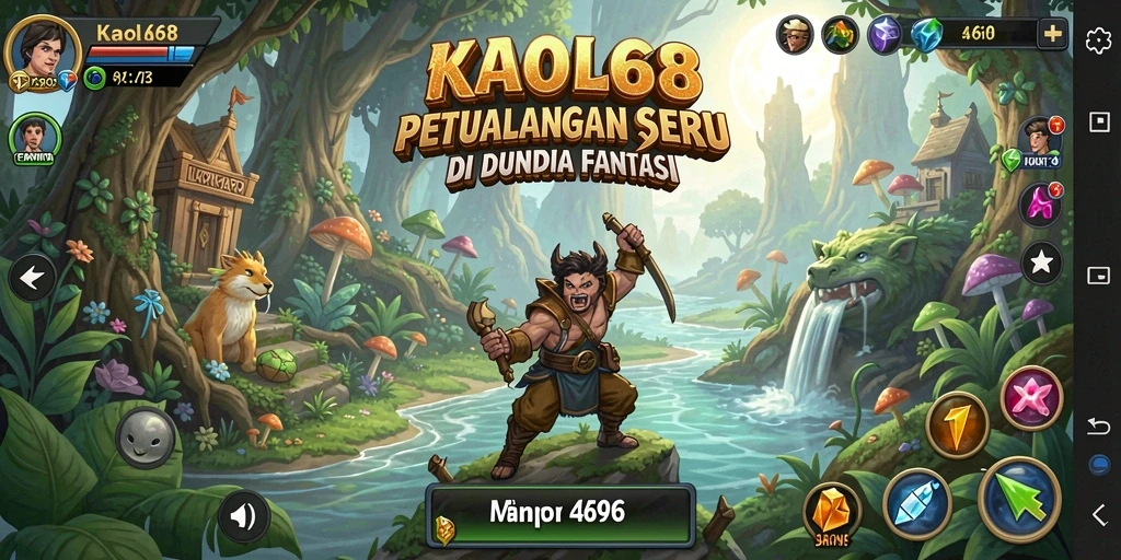 Menampilkan aksi seru dalam petualangan KAOL68 yang menawan.