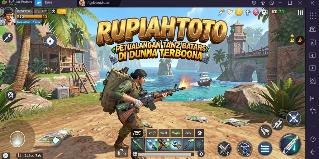 Tampilan menarik dari gameplay RUPIAHTOTO di dunia terbuka.